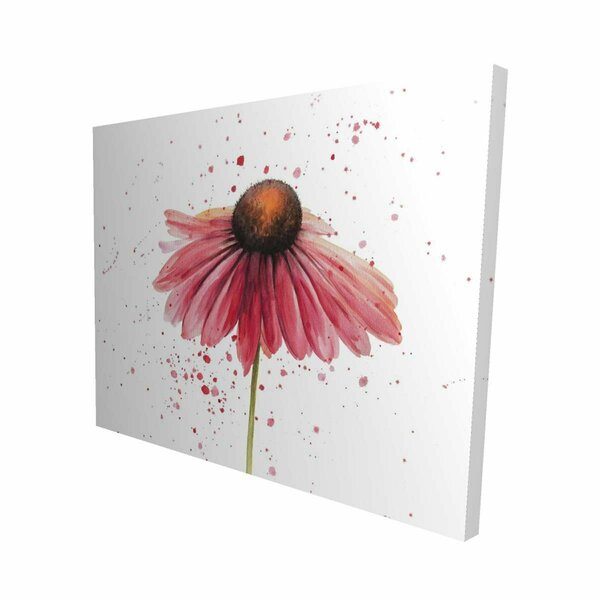 Fondo 16 x 20 in. Pink Daisy-Print on Canvas FO2791385